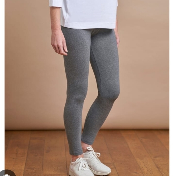 Westend Women's XL Leggings Grey cotton ankle length NEW - Picture 10 of 12